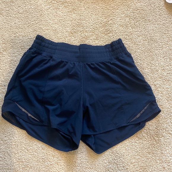 lululemon athletica Pants - Lululemon navy blue hotty hot shorts